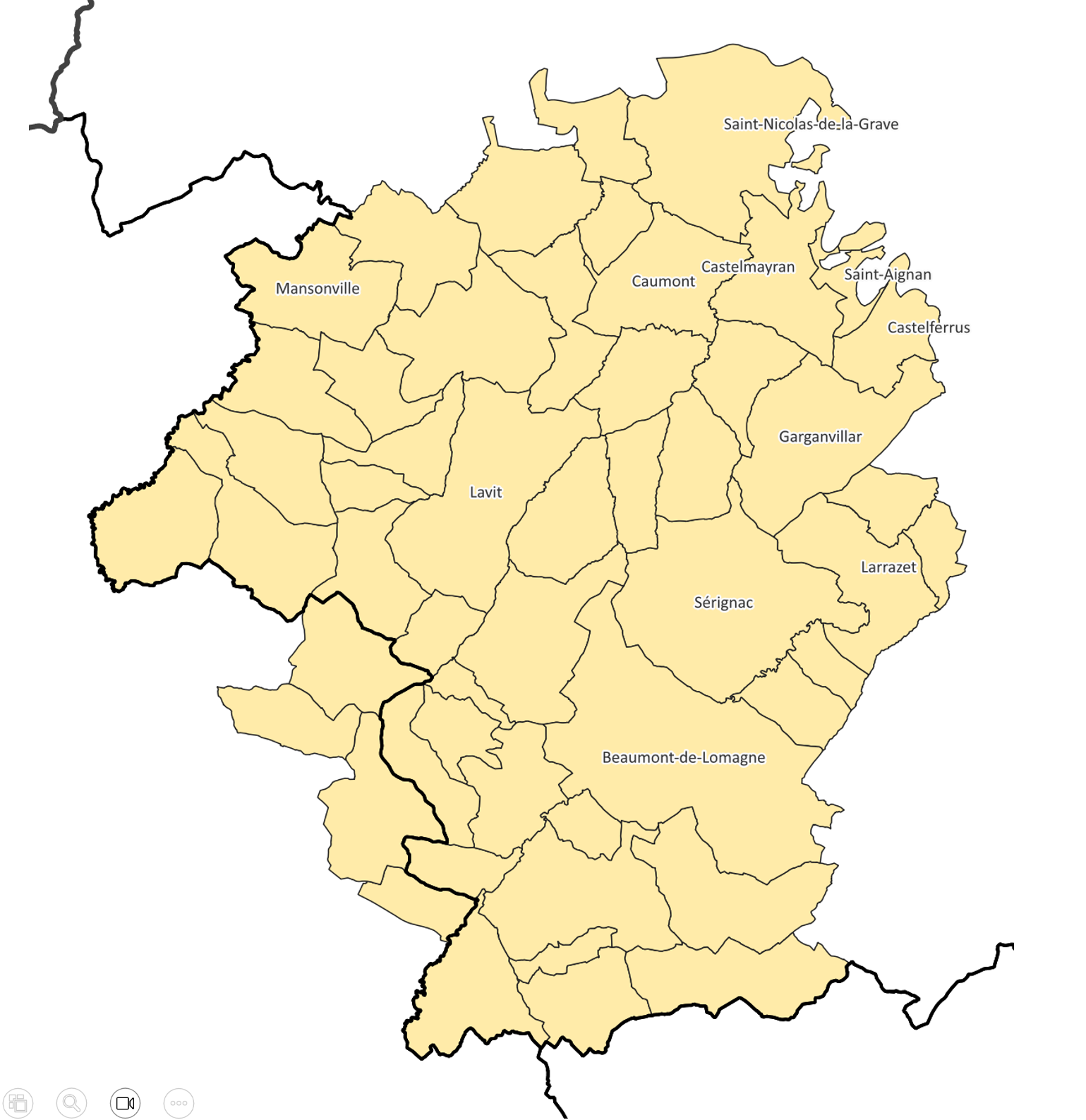 Carte CPTS Lomagne Garonne