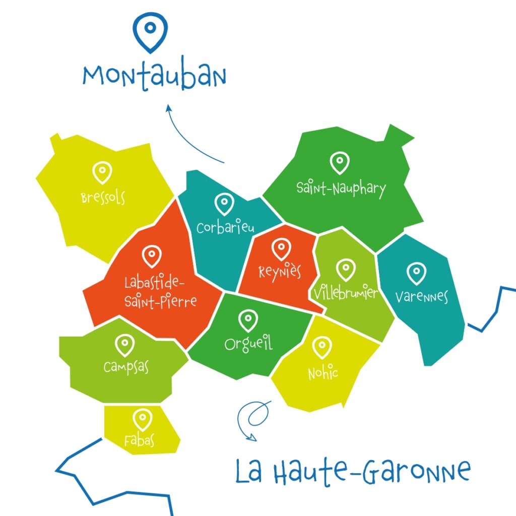CPTS Tarn et tescou carte