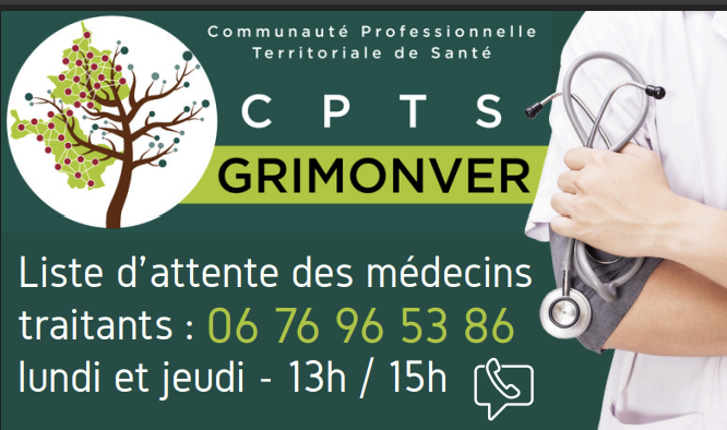 Recherche médecin traitant Grimonver