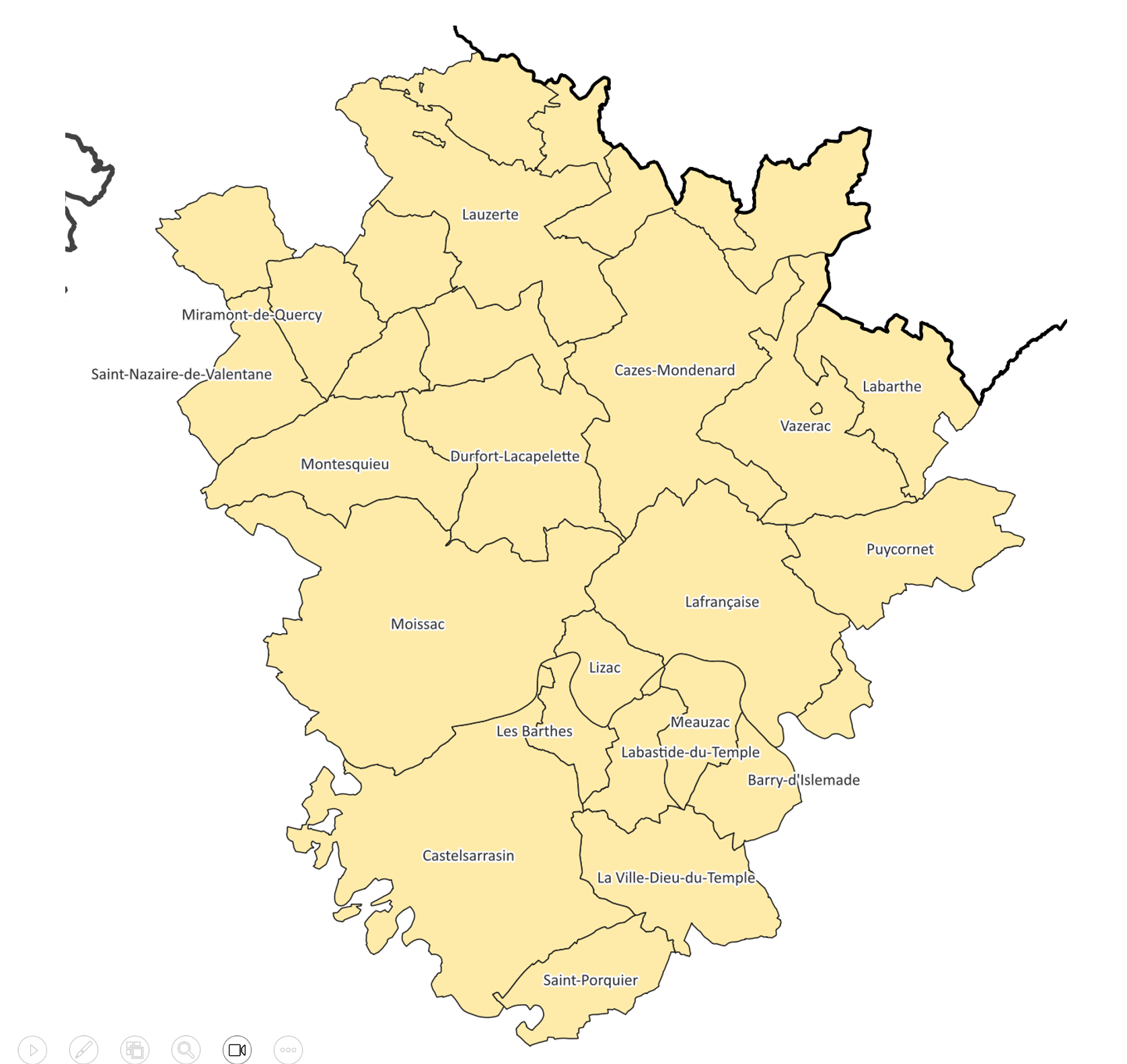 Carte CPTS Quercy Garonne